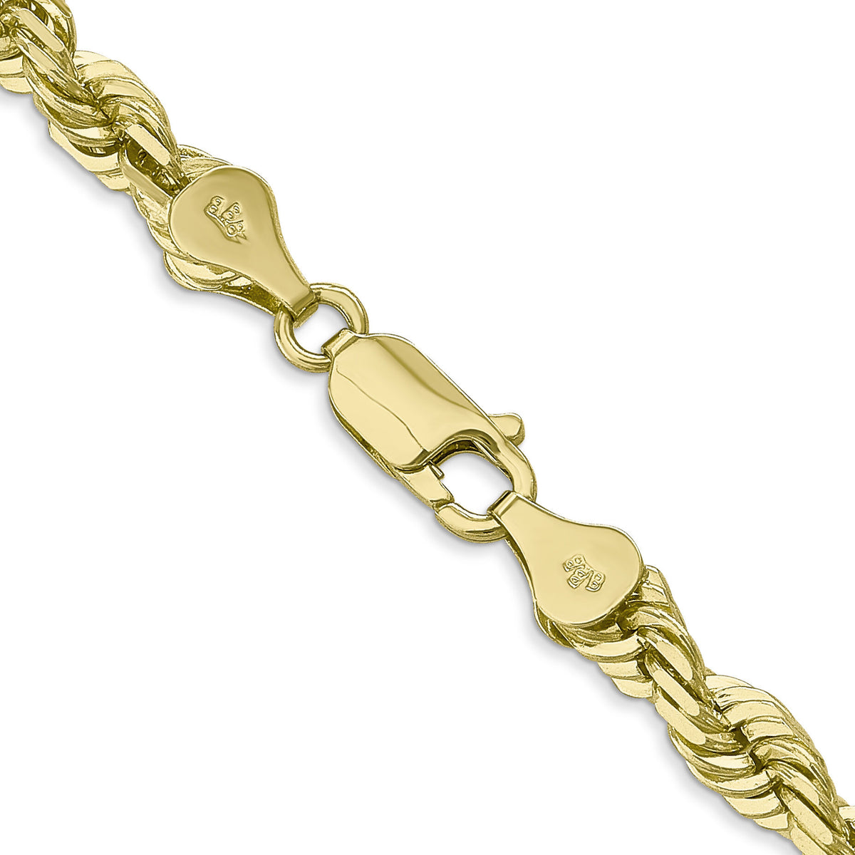 10k 5.5mm Diamond-cut Rope Chain-10K040-30