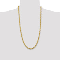 10k 5.5mm Diamond-cut Rope Chain-10K040-28