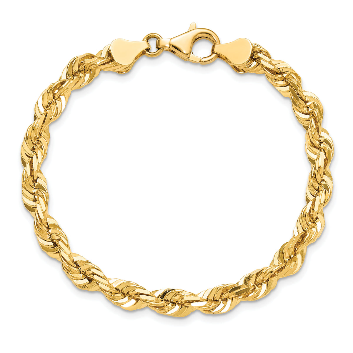 10k 5.5mm Diamond-cut Rope Chain-10K040-9