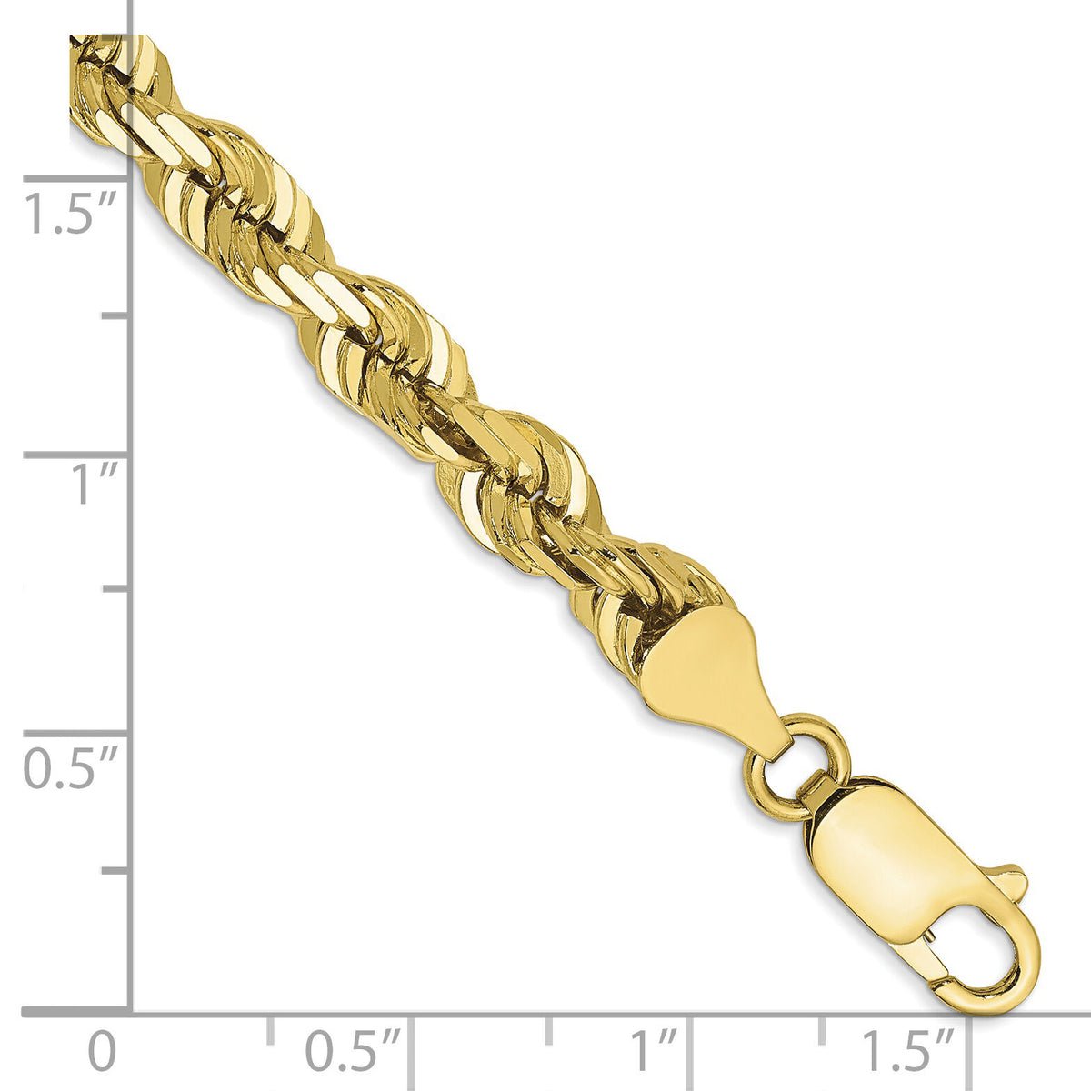 10k 5.5mm Diamond-cut Rope Chain-10K040-8
