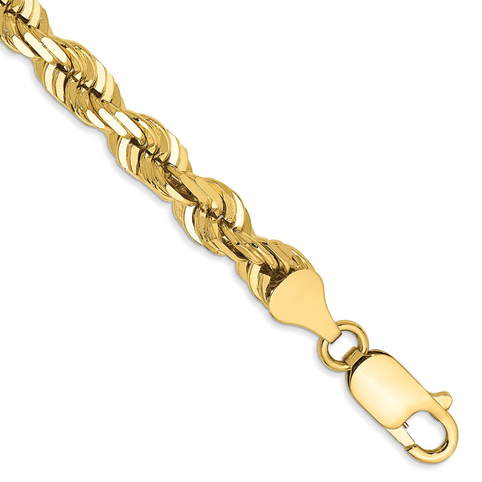 10k 5.5mm Diamond-cut Rope Chain-10K040-8