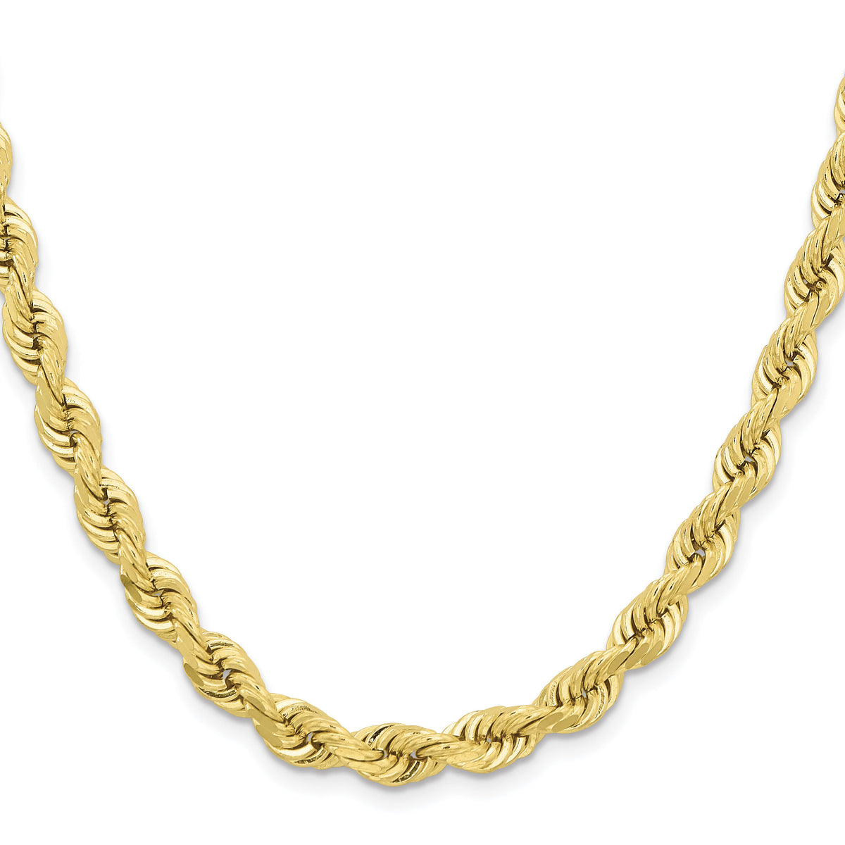 10k 6.5mm Diamond-cut Rope Chain-10K045-26