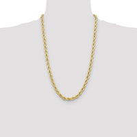 10k 6.5mm Diamond-cut Rope Chain-10K045-26