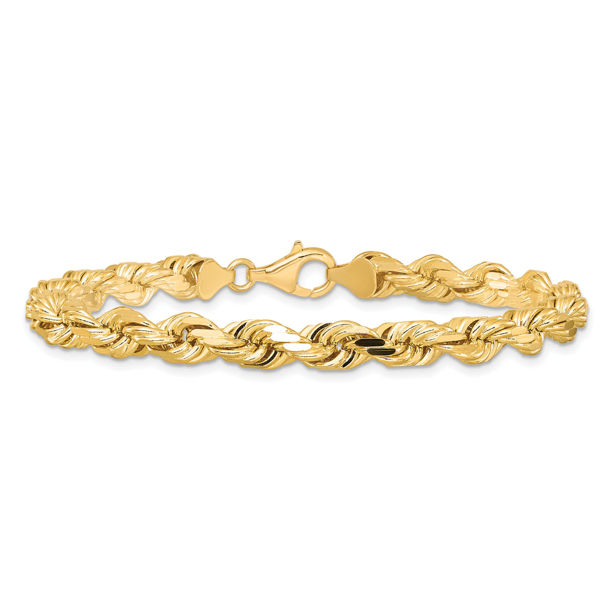 10k 6.5mm Diamond-cut Rope Chain-10K045-9