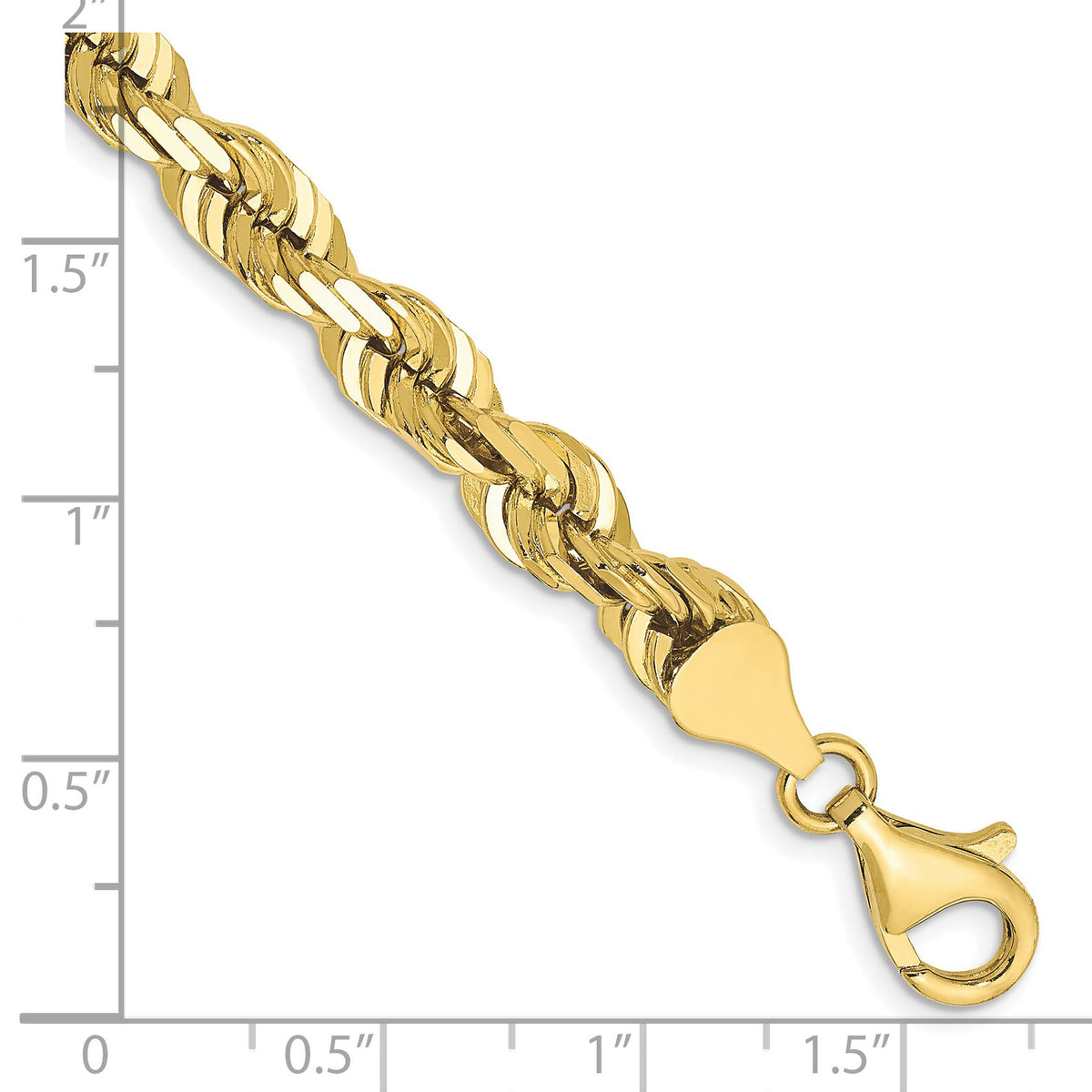 10k 6.5mm Diamond-cut Rope Chain-10K045-9