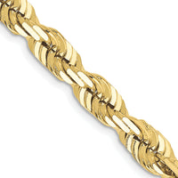 10k 6.5mm Diamond-cut Rope Chain-10K045-26