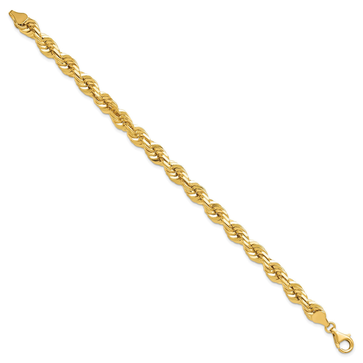 10k 7mm Diamond-cut Rope Chain-10K050-8