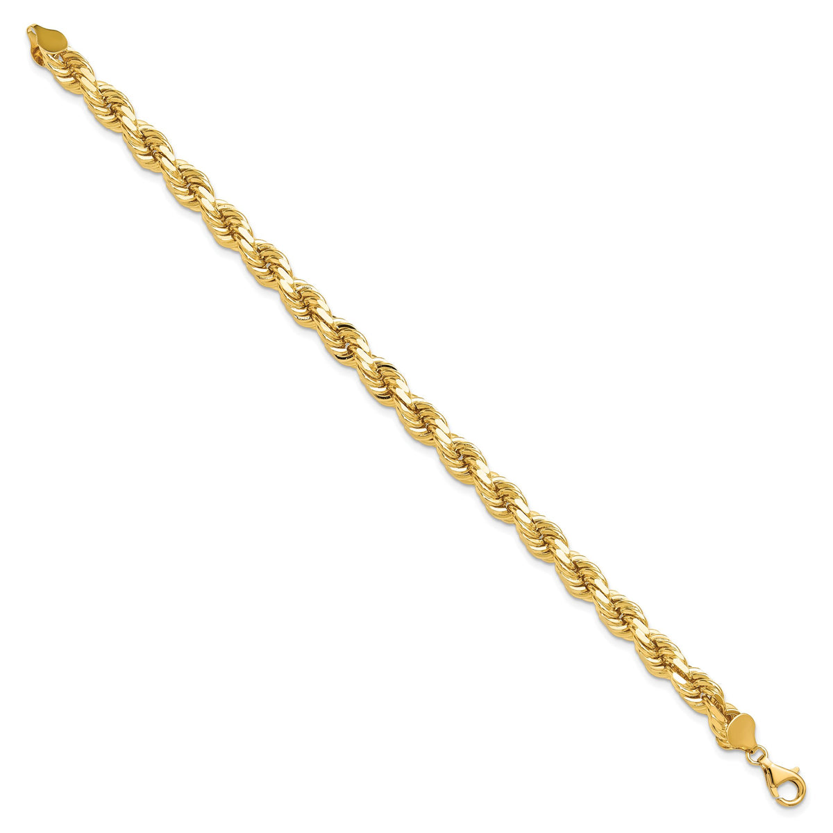 10k 8mm Diamond-cut Rope Chain-10K060-9