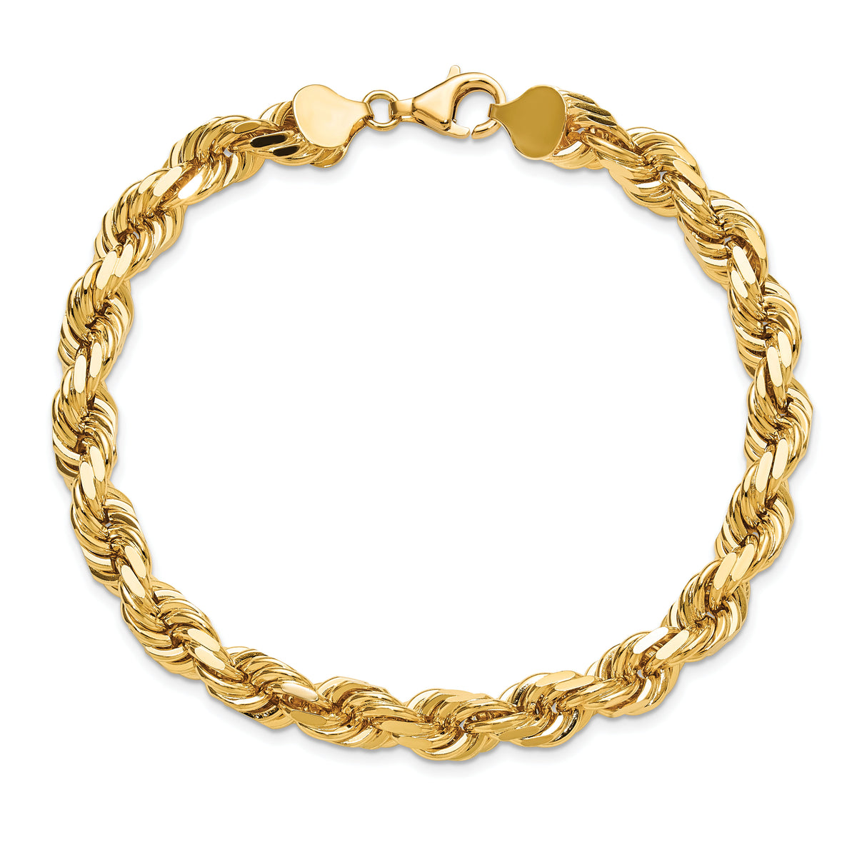 10k 8mm Diamond-cut Rope Chain-10K060-9