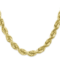 10k 10mm Diamond-cut Rope Chain-10K080-26