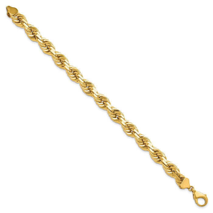 10k 10mm Diamond-cut Rope Chain-10K080-9