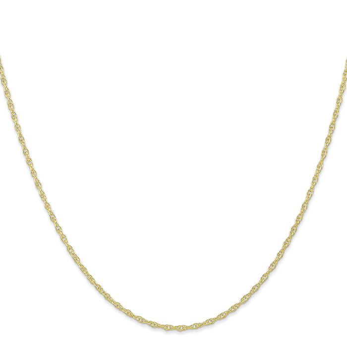 10k 1.35mm Carded Cable Rope Chain-10K10RY-20
