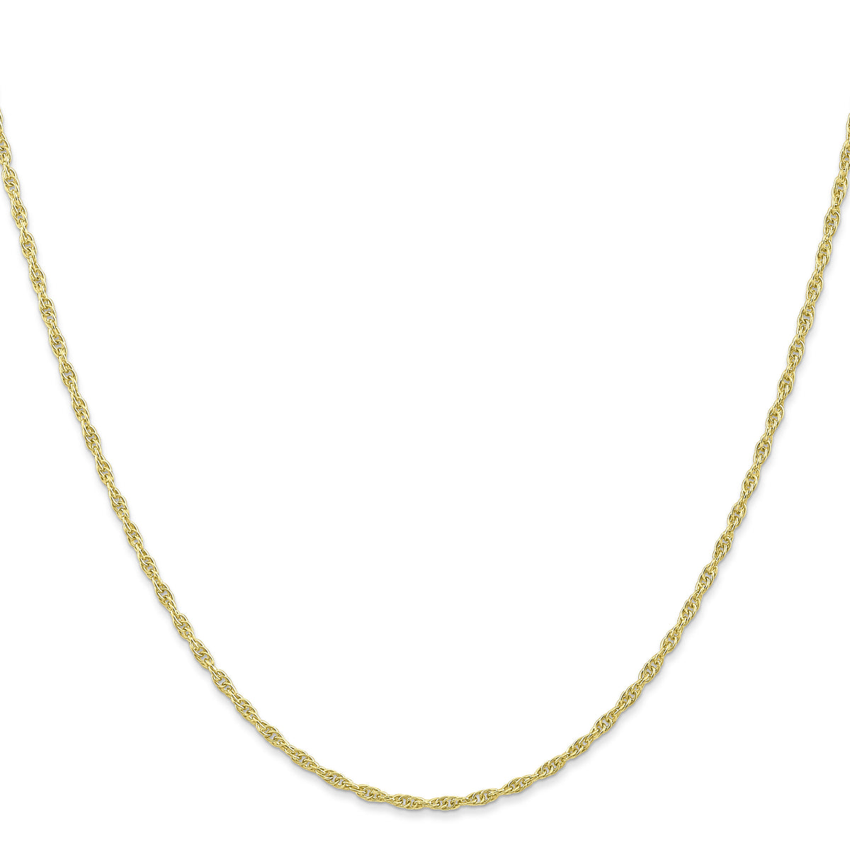 10k 1.55mm Carded Cable Rope Chain-10K11RY-20