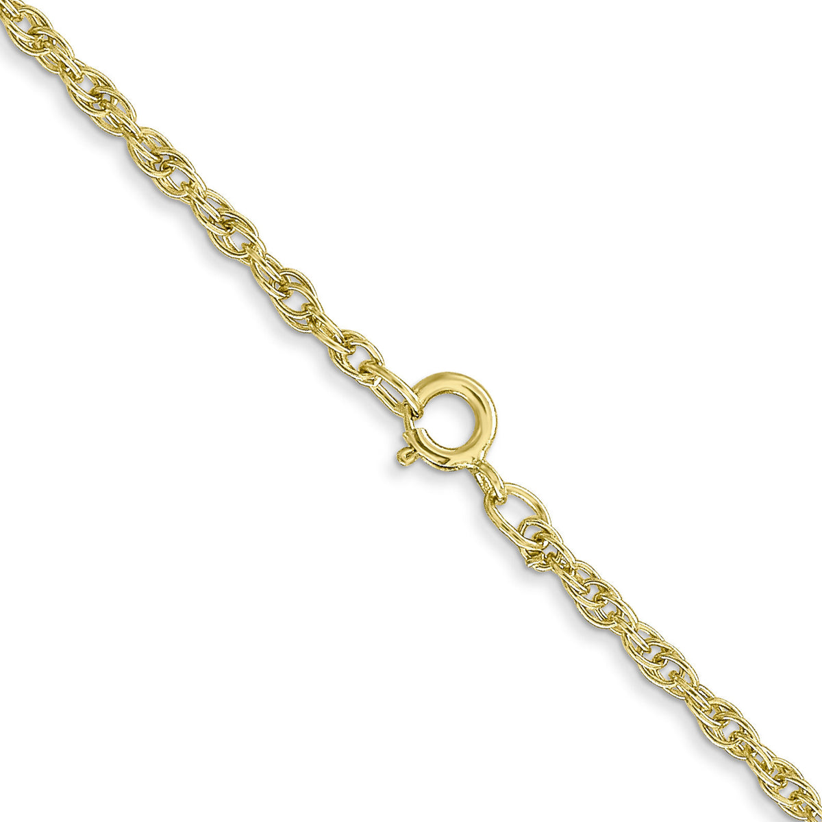 10k 1.55mm Carded Cable Rope Chain-10K11RY-18