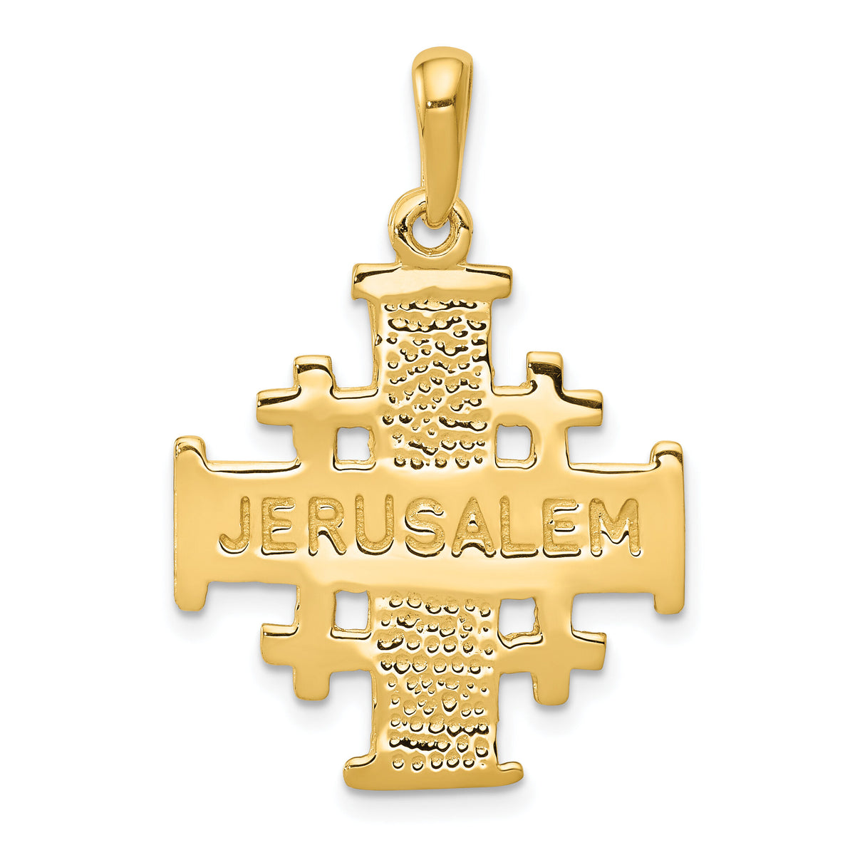 10k Jerusalem Cross Pendant-10K1232