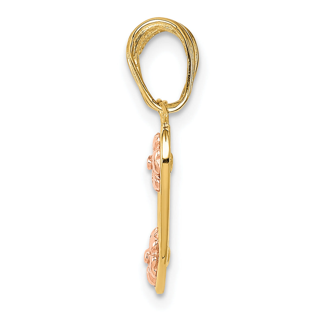10K Two-tone MOMMY and ME Break-A-Part Charm-10K1713