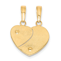 10K Two-tone MOMMY and ME Break-A-Part Charm-10K1713