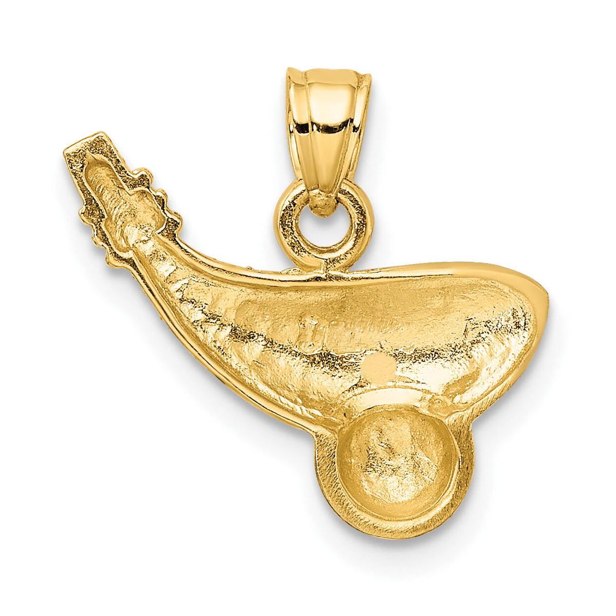 10k Rhodium Golf Club and Ball Charm-10K1998