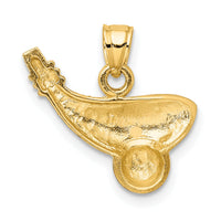 10k Rhodium Golf Club and Ball Charm-10K1998