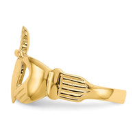 10k Ladies Claddagh Ring-10K2066