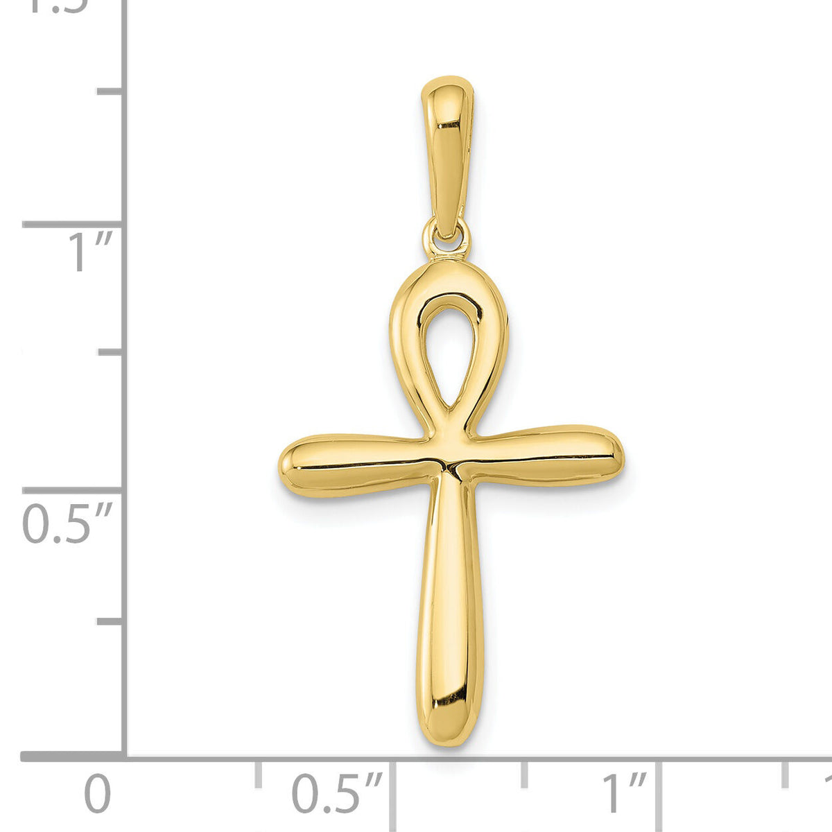 10k Ankh Cross Pendant-10K2277