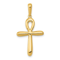 10k Ankh Cross Pendant-10K2277