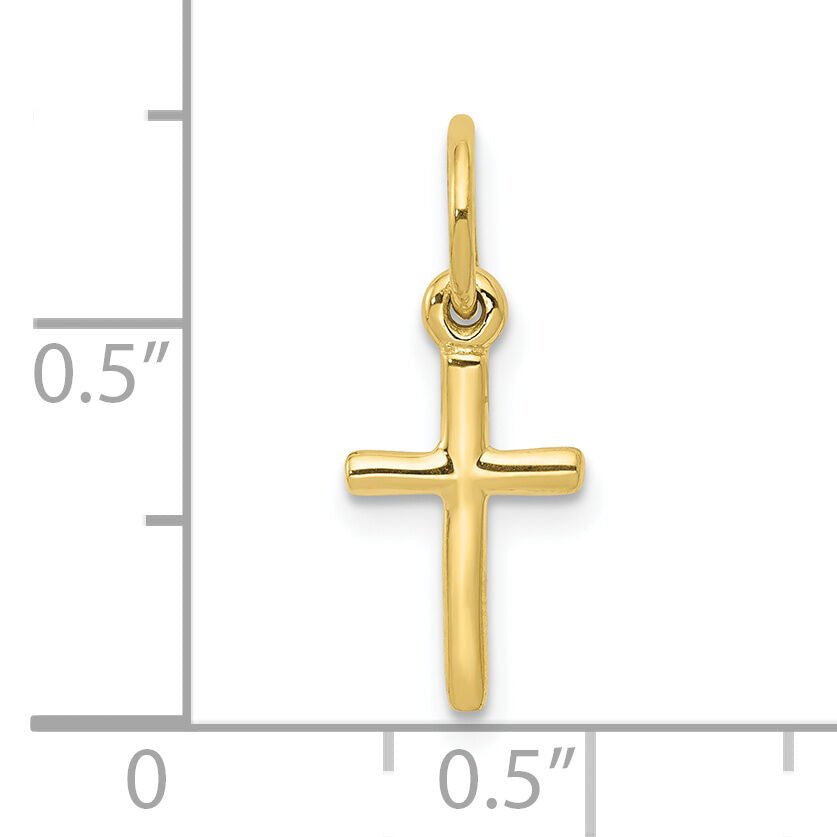 10k Small Cross Charm-10K2280