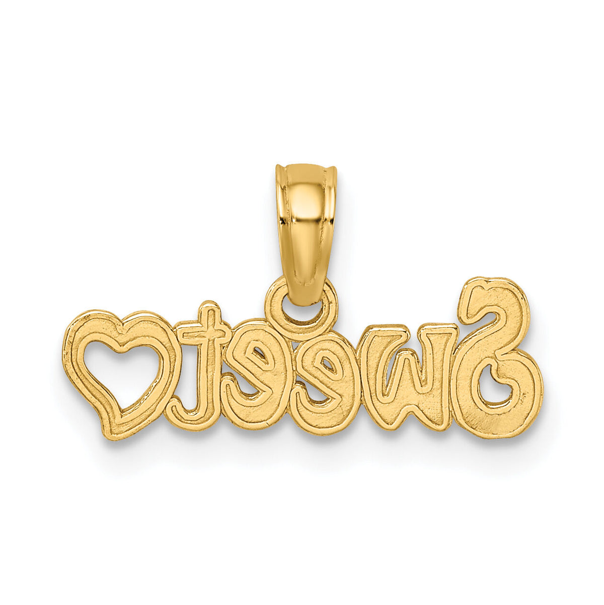10k Sweet Heart Charm-10K2619