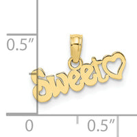 10k Sweet Heart Charm-10K2619