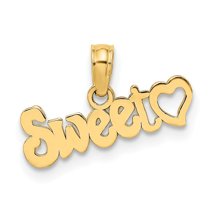 10k Sweet Heart Charm-10K2619