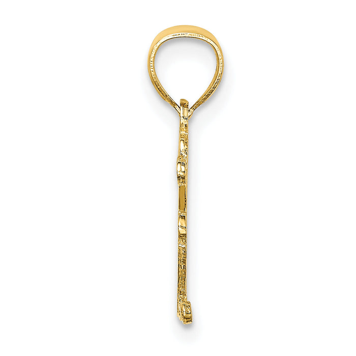 10K BEST MOM Pendant-10K2664