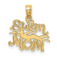 10K SWIM MOM w/Swimmer Charm-10K2668