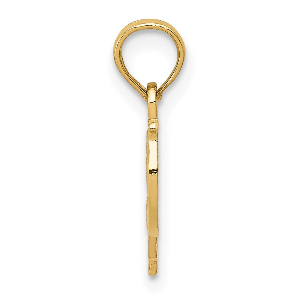 10k I Heart PAPA Charm-10K2690