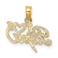 10k I Heart PAPA Charm-10K2690