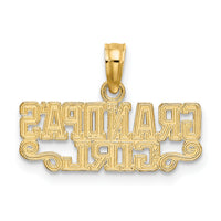 10k GRANDPAS GIRL Charm-10K2698