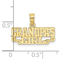 10k GRANDPAS GIRL Charm-10K2698