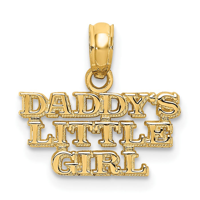 10k DADDYS LITTLE GIRL Charm-10K2699