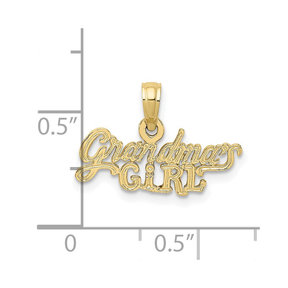 10k GRANDMA'S GIRL Charm-10K2700