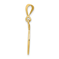 10k Good Luck Clover Pendant-10K2739