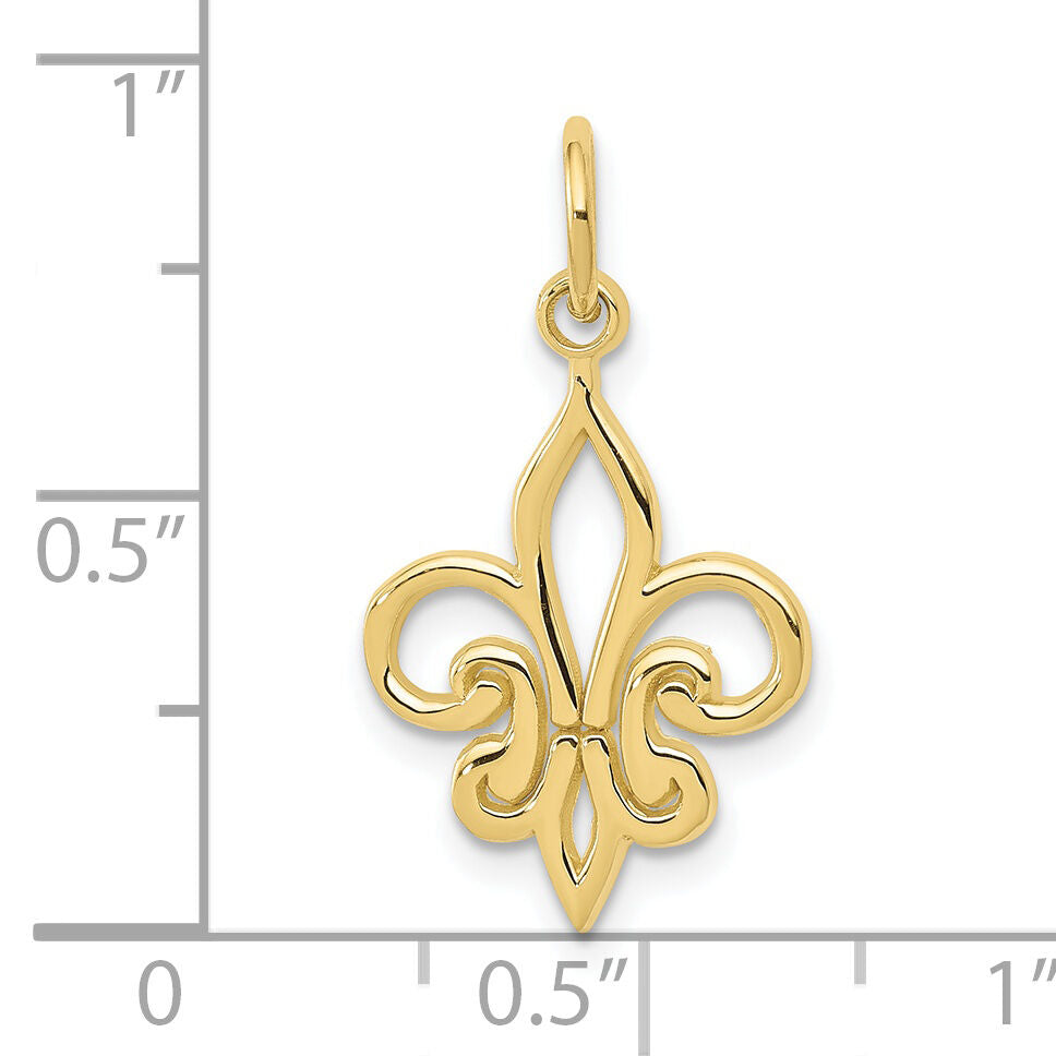 10k Fleur De Lis Charm-10K2756