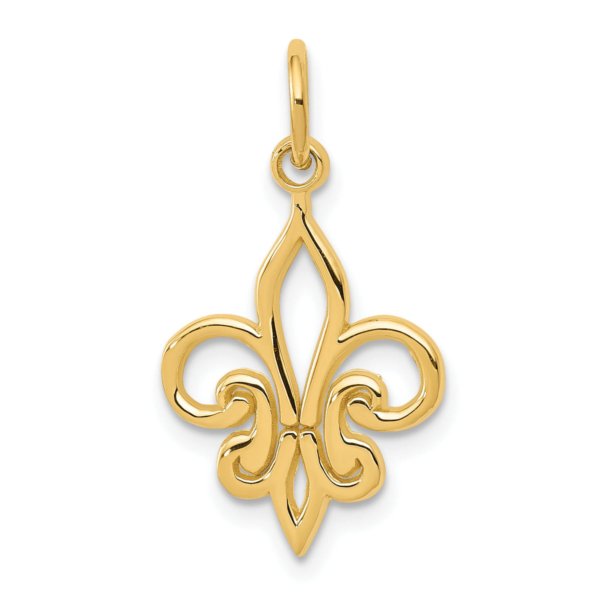 10k Fleur De Lis Charm-10K2756