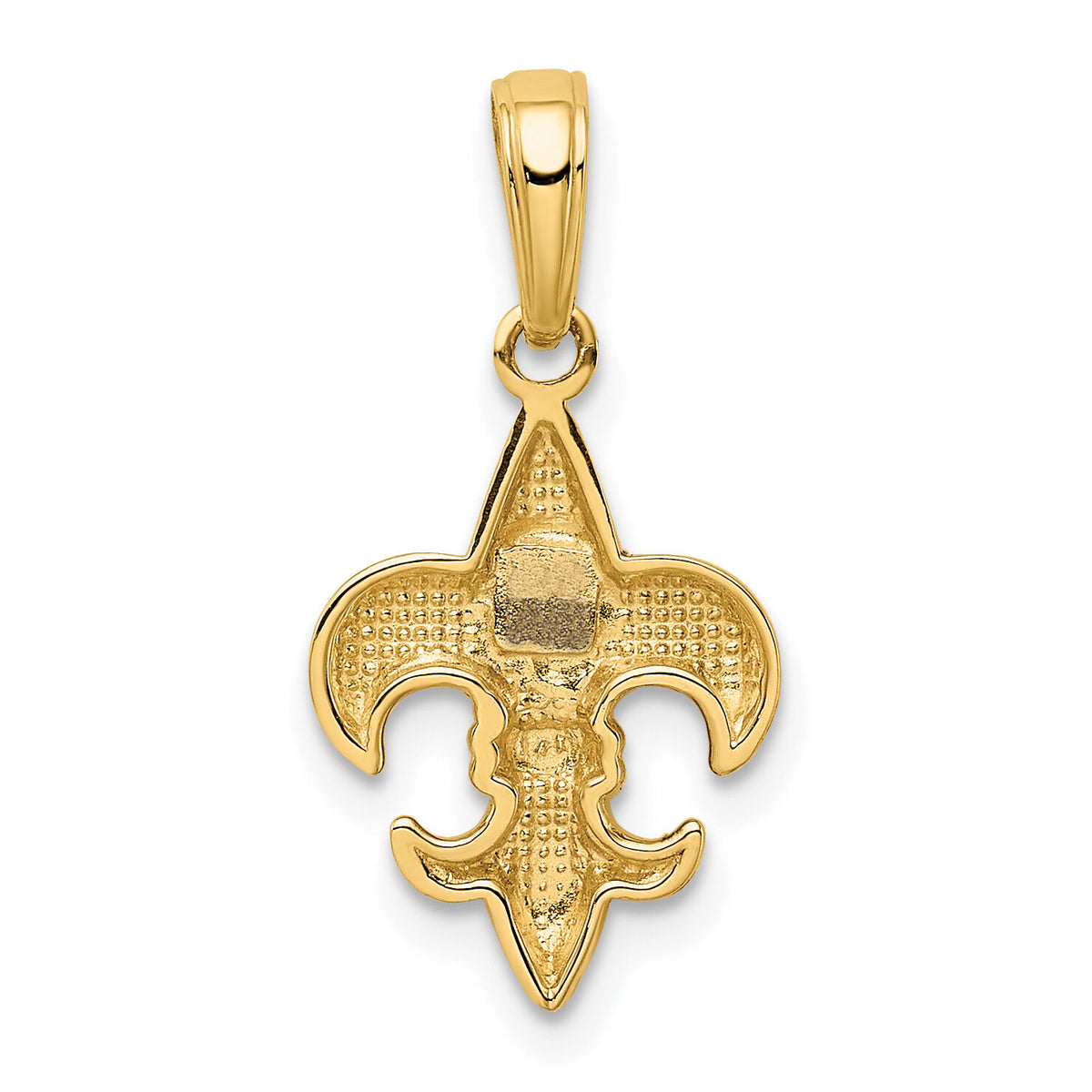 10k Fleur De Lis Pendant-10K2759