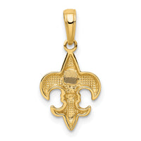 10k Fleur De Lis Pendant-10K2759