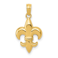 10k Fleur De Lis Pendant-10K2759