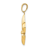 10k Medium Fleur-De-Lis Pendant-10K2760