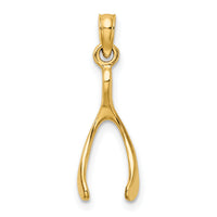 10K Wishbone Charm-10K2766