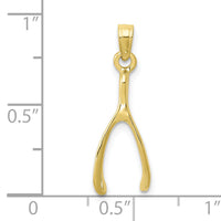 10K Wishbone Charm-10K2766