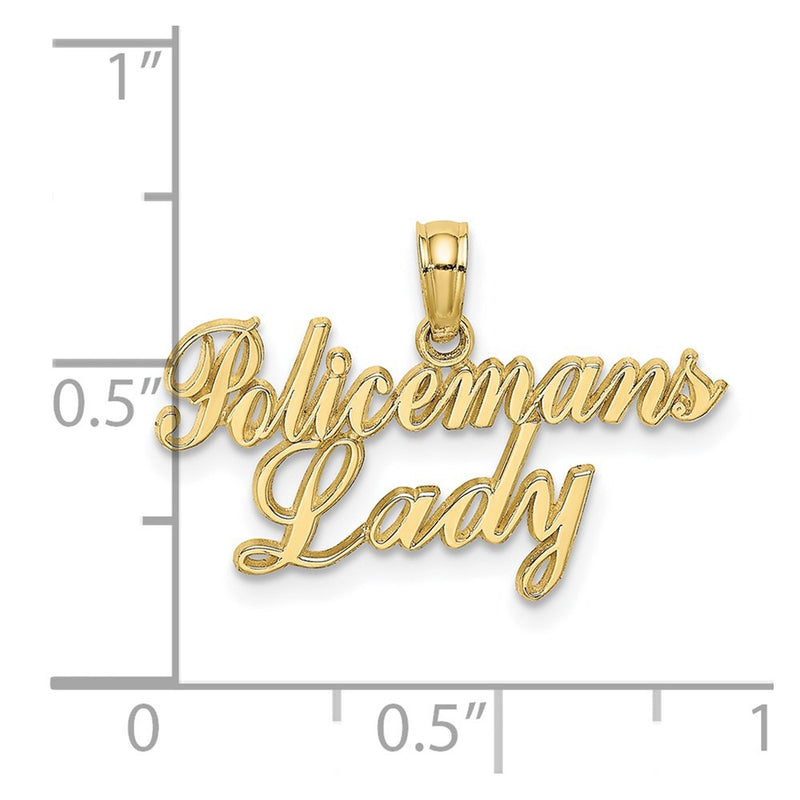 10k POLICEMAN'S LADY Charm-10K2846