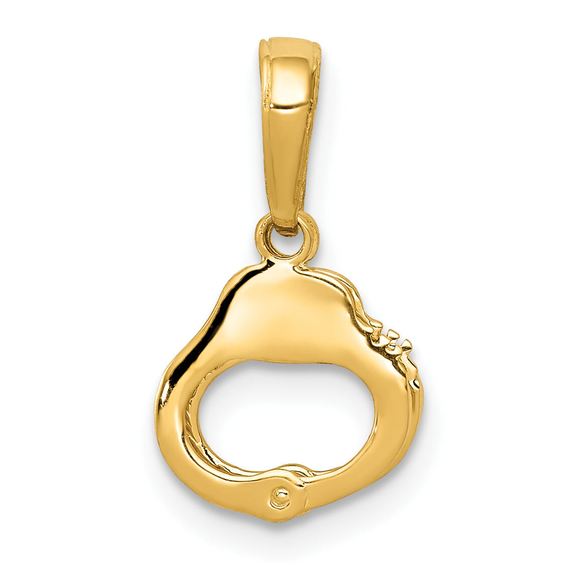 10K Handcuffs Pendant-10K2848