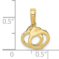 10K Handcuffs Pendant-10K2848